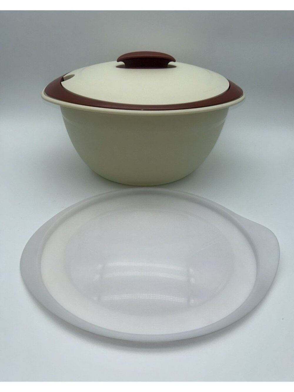 Vintage Tupperware Insulated Serving Set-Oval 4996/4994/4948- 3.5L/4.3L- 4 Piece